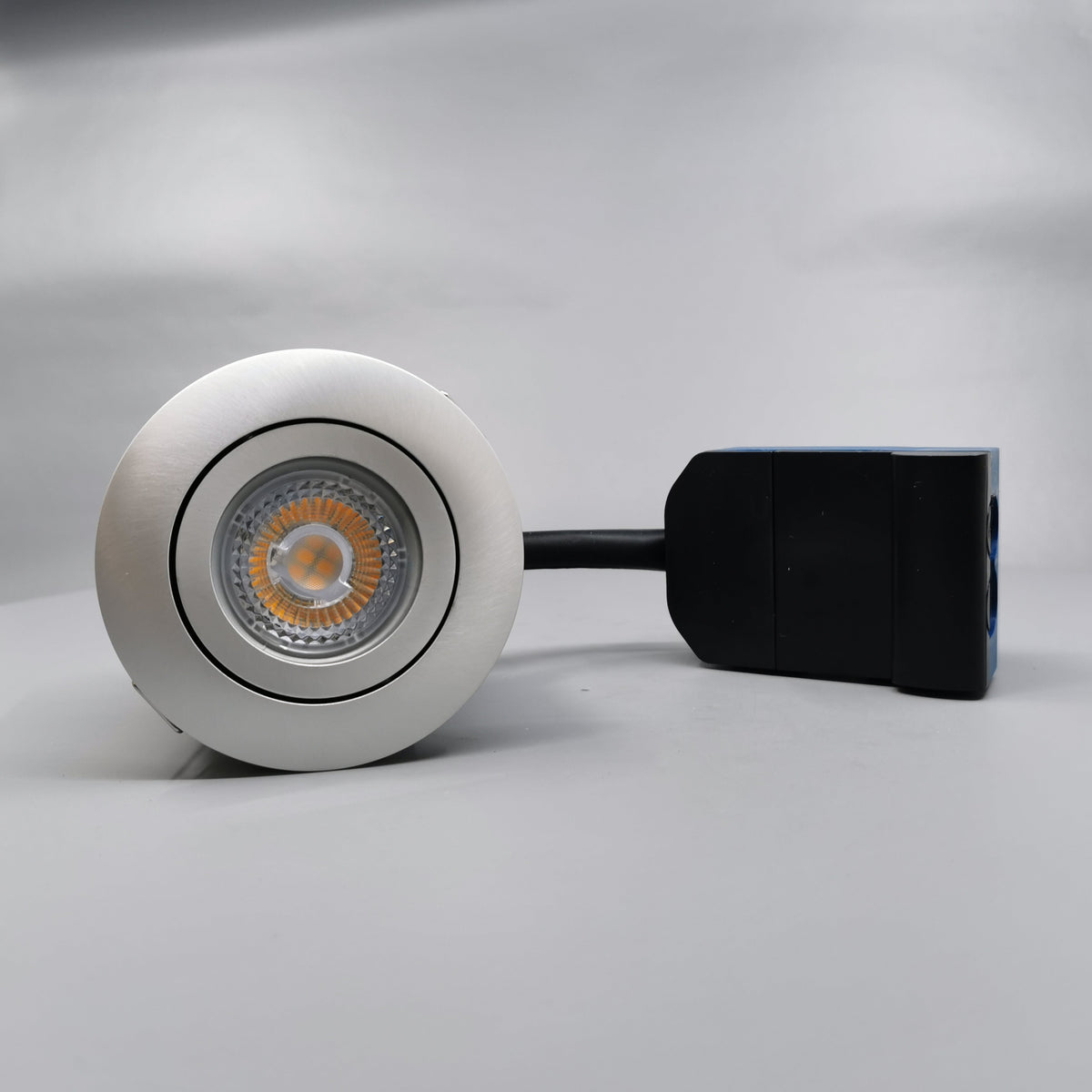 LED spot til udendørs m. 5W pære - alu (360° frame 24)
