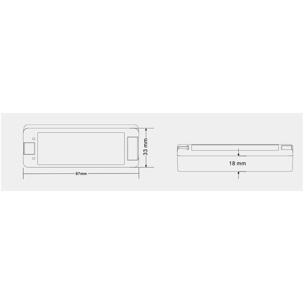 LEDlife rWave RGB-controller - 12V (144W), 24V (288W)
Indgang: 12V-24V
