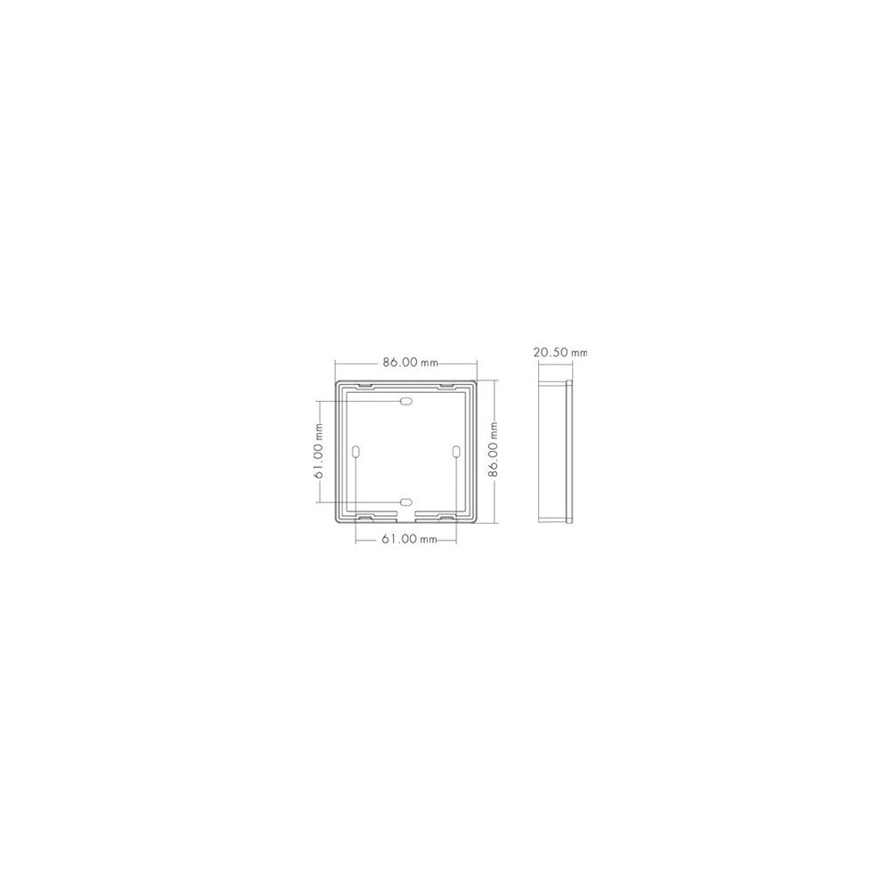 LEDlife rWave dæmper - 4 zone, batteridrevet, vægmonteret