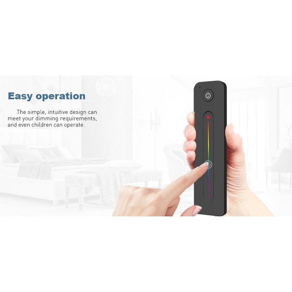 LEDlife rWave RGB+WW touch fjernbetjening - 1 zone, batteridrevet, inkl. holder