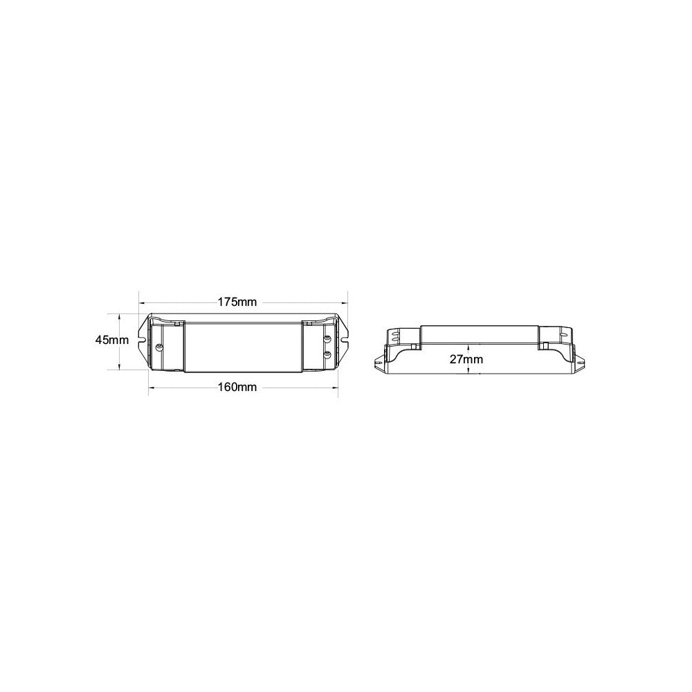 LEDlife rWave dæmper med fjernbetjening - Aflastning i begge ender, 12V (180W), 24V (360W)