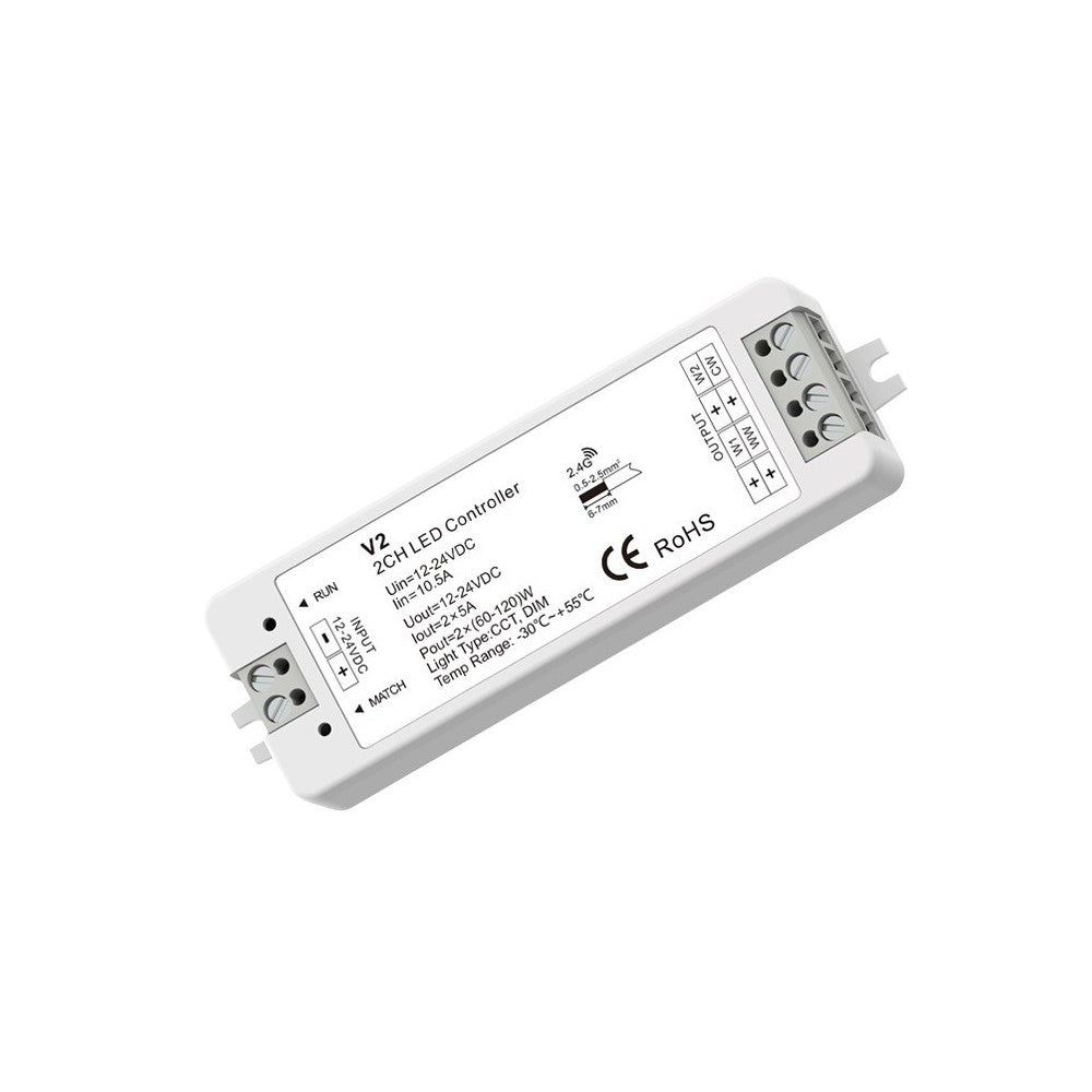 LEDlife rWave CCT controller med fjernbetjening - 12V/24V (96W/192W)