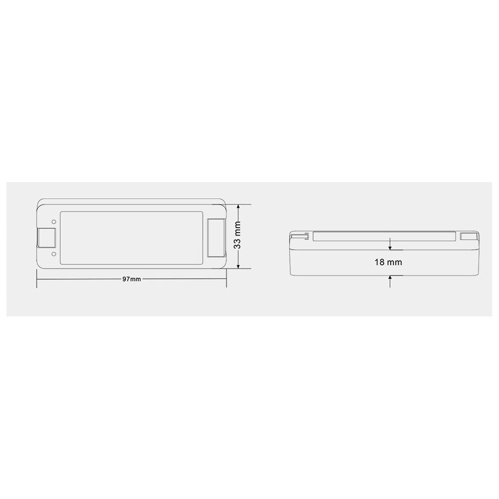 LEDlife rWave CCT controller med fjernbetjening - 12V/24V (96W/192W)