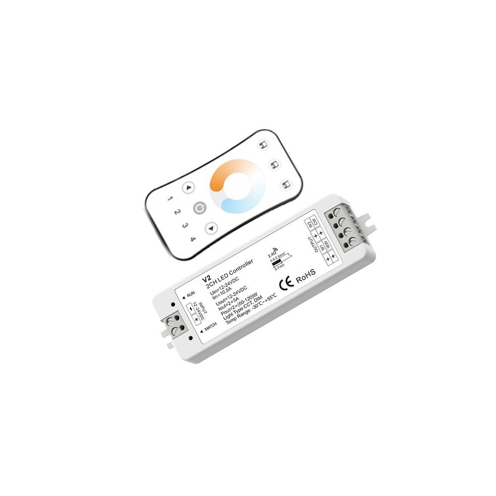 LEDlife rWave CCT controller med fjernbetjening - 12V/24V (96W/192W)