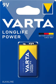 Alkaline E-blok batteri - 9V / 500mAh (1 stk.)