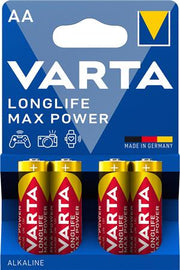 BATTERI ALKALINE AA MAX-TECH