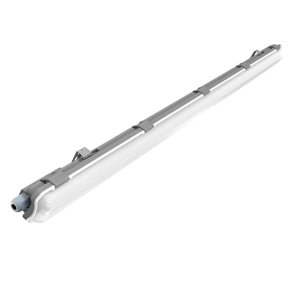 V-Tac 120 cm vandtæt armatur med rør - Inkl. 1 stk. 18W LED rør, IP65, 230V