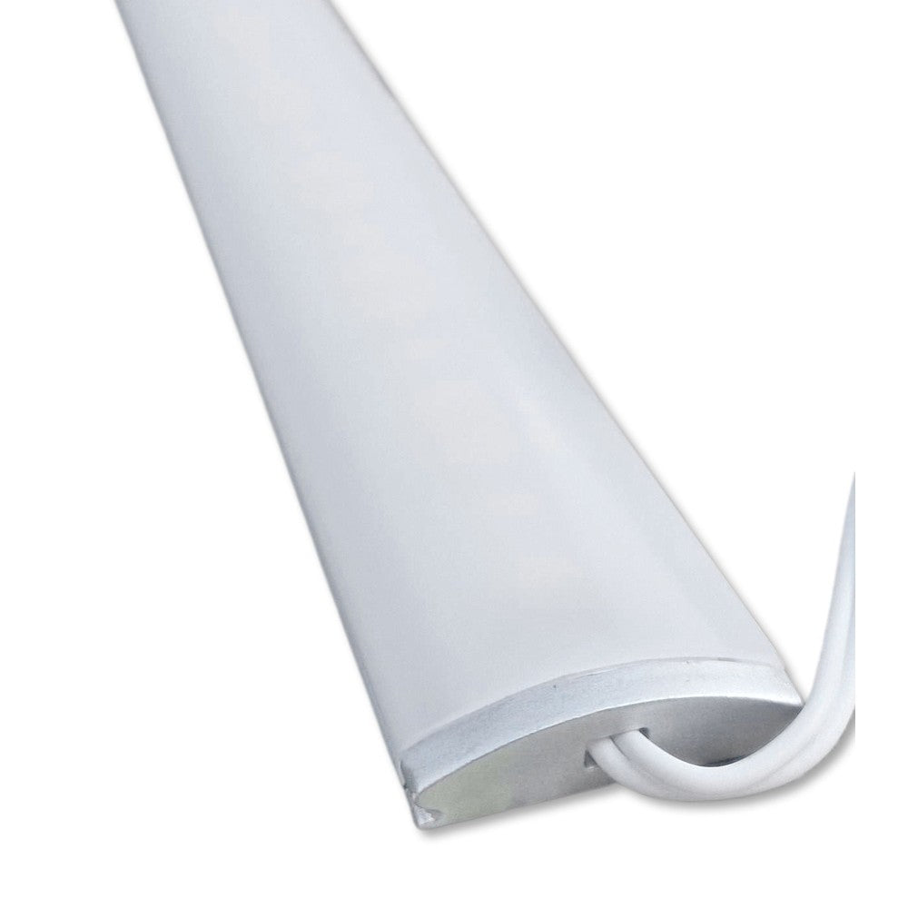 1 meter LED skabsbelysning - 6mm høj, 12V, 9W, med endeprop, 700lm, RA82