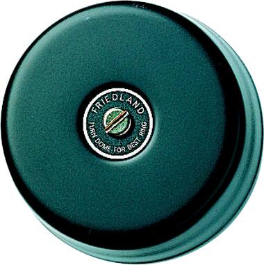 Ringeklokke Underdome 8V AC - sort