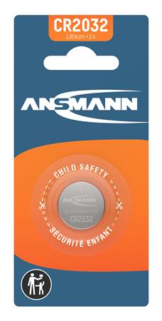 Knapcelle batteri 3V/240mAh CR2032 - 1 stk.