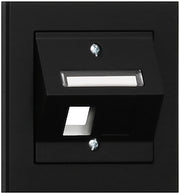 CENTRUMPLADE KEYSTONE, VINKLET, 1-VEJS, SORT