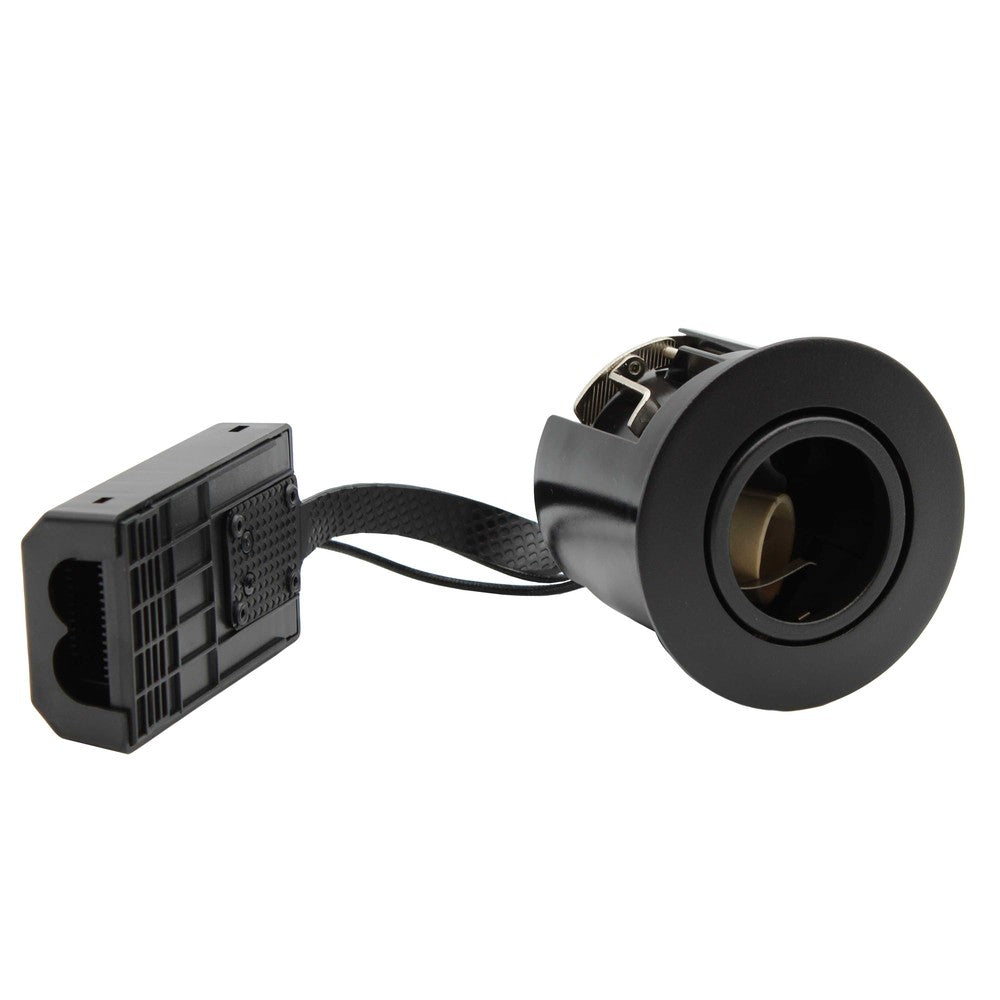LEDlife indbygningsspot Inno88 - GU10, Sort, IP44, godkendt i isolering med 230V-input