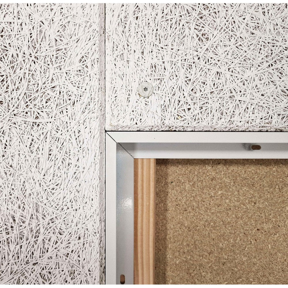 Troldtektramme til LED panel - 120x60 - Hvid kant - Passer til Troldtekt uden tilpasning