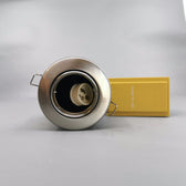 Indbygningsspot 230V GU10 Max 7W LED - børstet