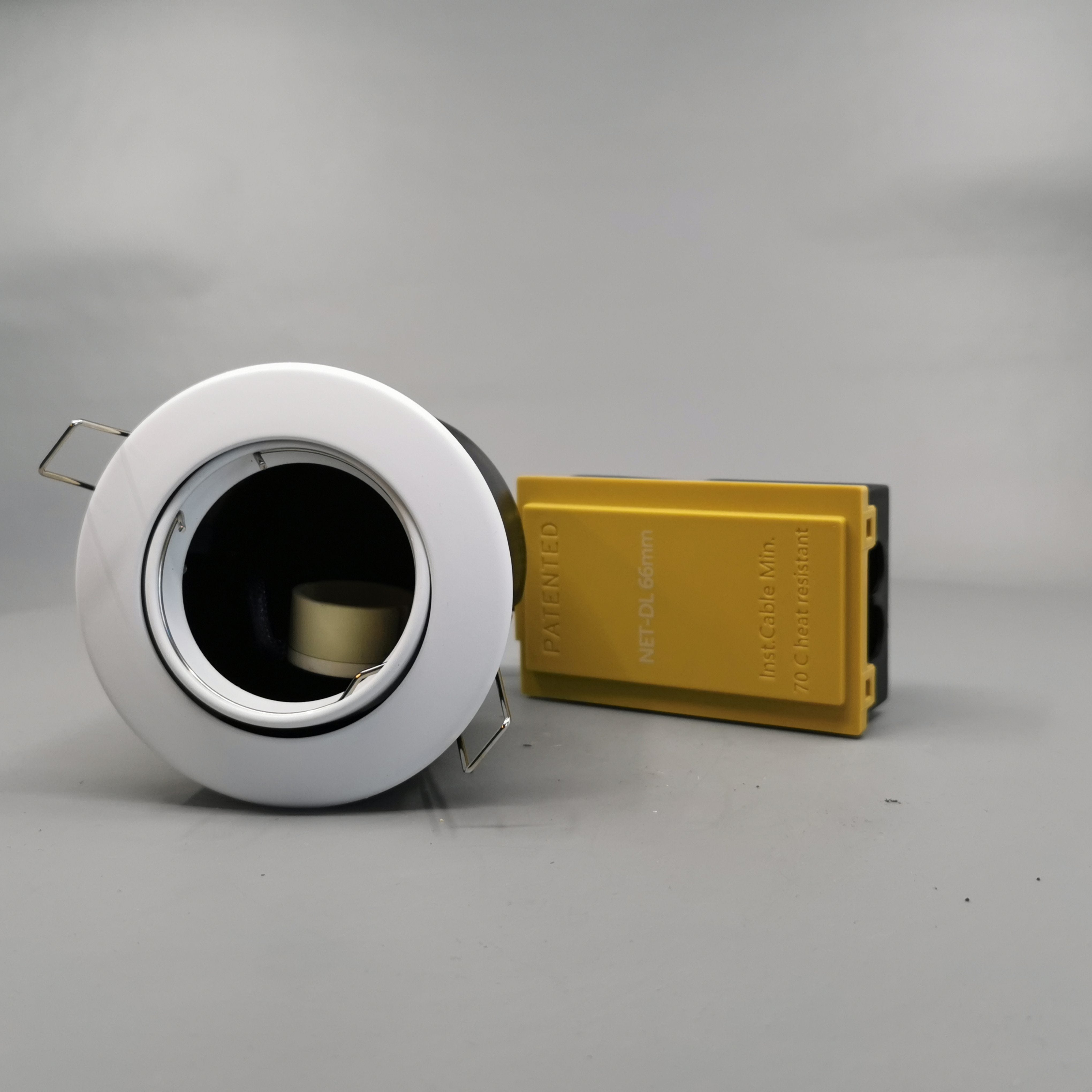 Indbygningsspot 230V GU10 Max 7W LED - mat hvid