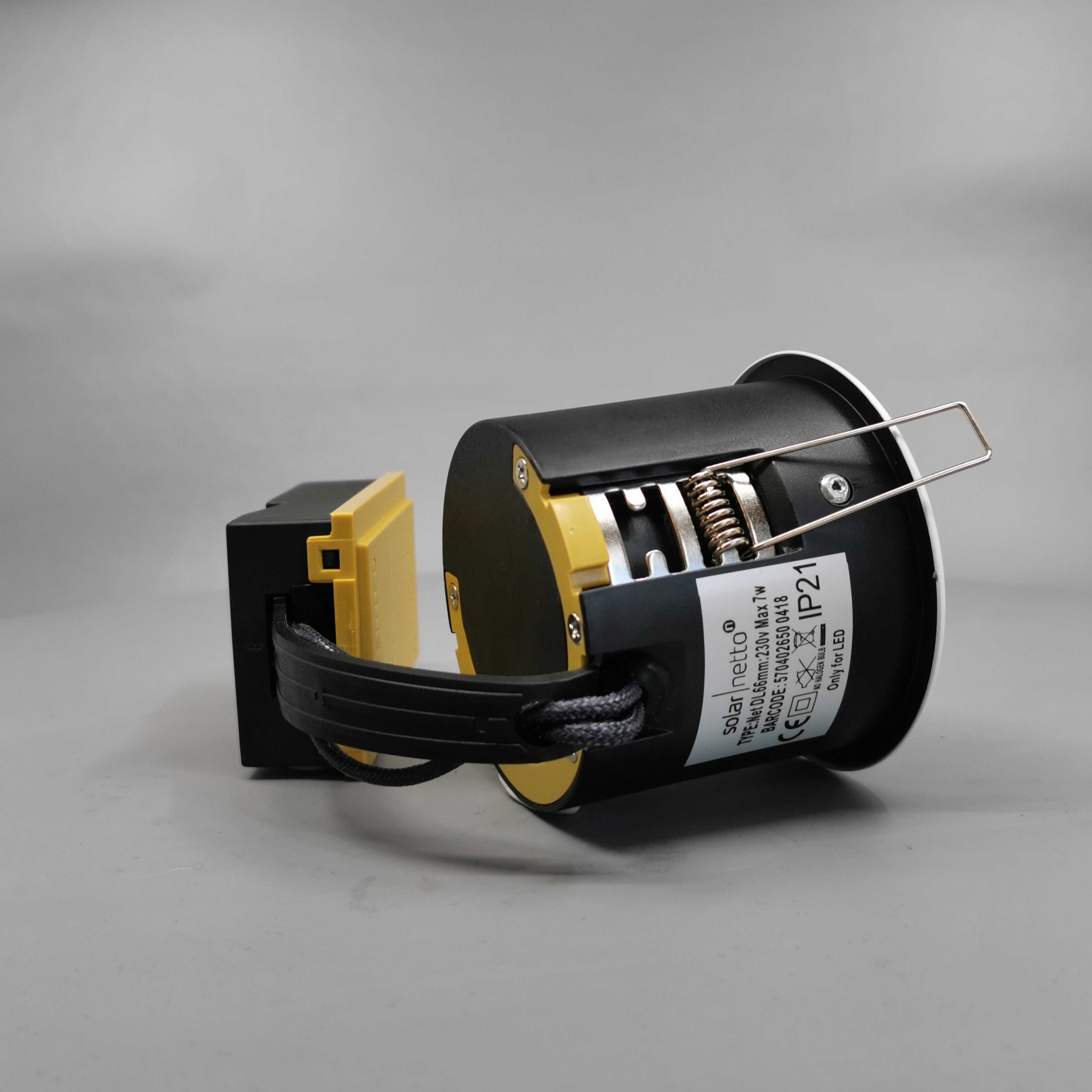 Indbygningsspot 230V GU10 Max 7W LED - mat hvid