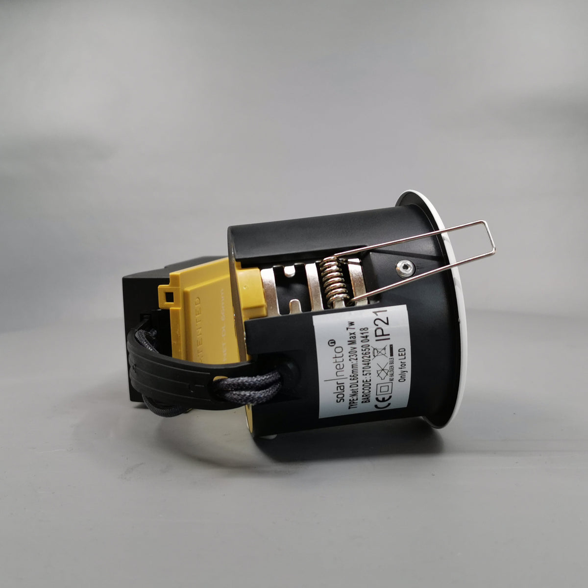 Indbygningsspot 230V GU10 Max 7W LED - mat hvid (360° frame 19)