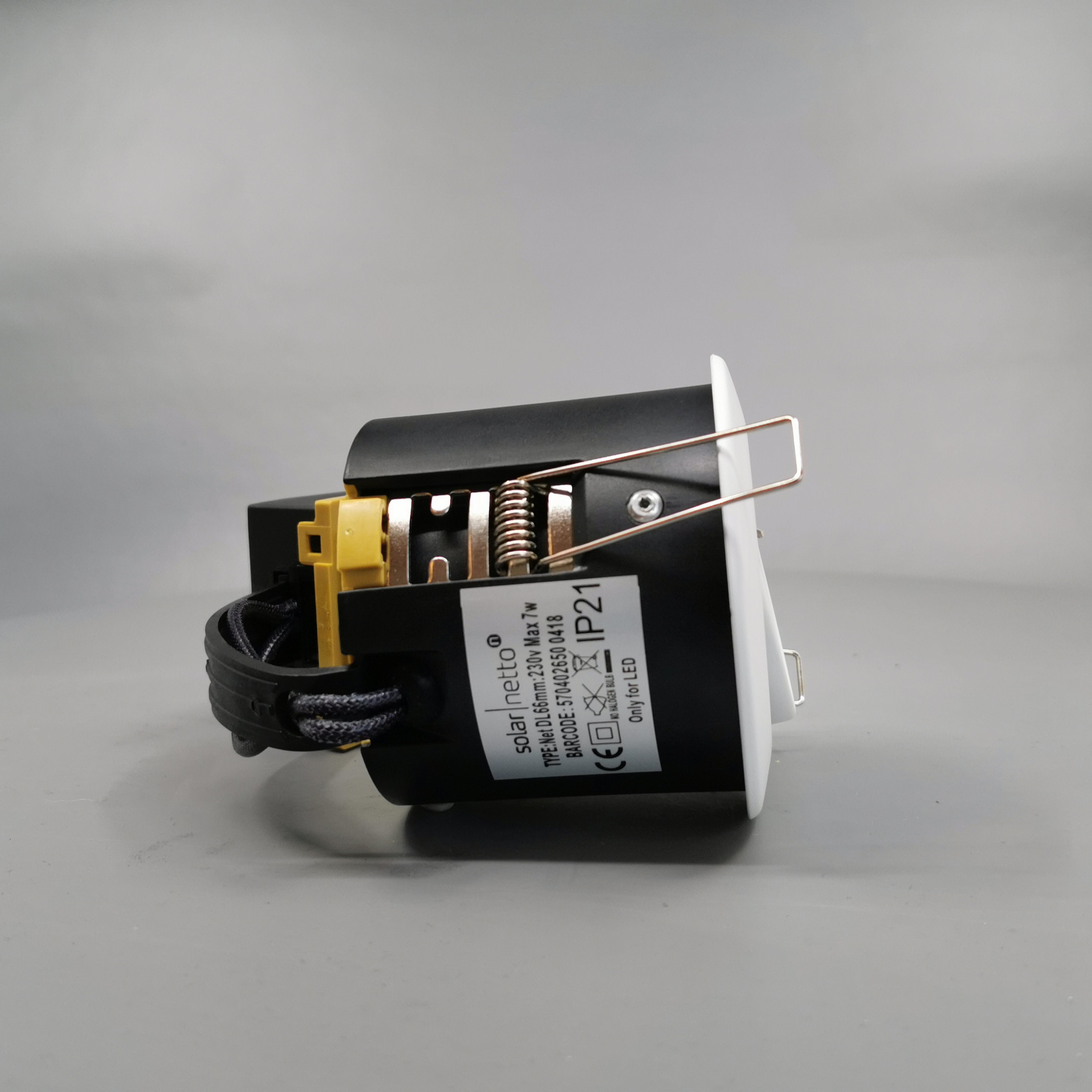 Indbygningsspot 230V GU10 Max 7W LED - mat hvid