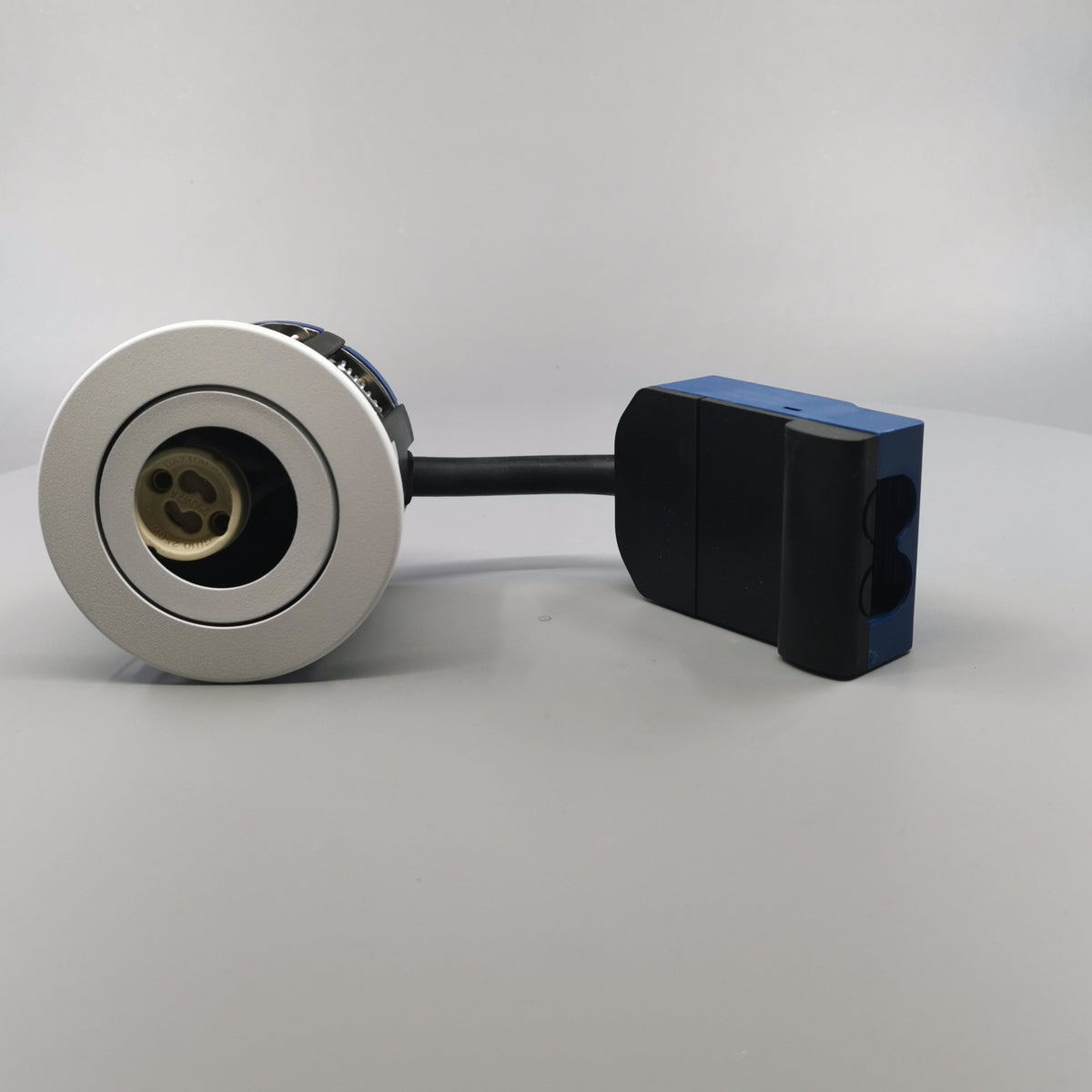 Blue-DL udendørsspot version 1 m. GU10 fatning - Mat hvid (360° frame 2)