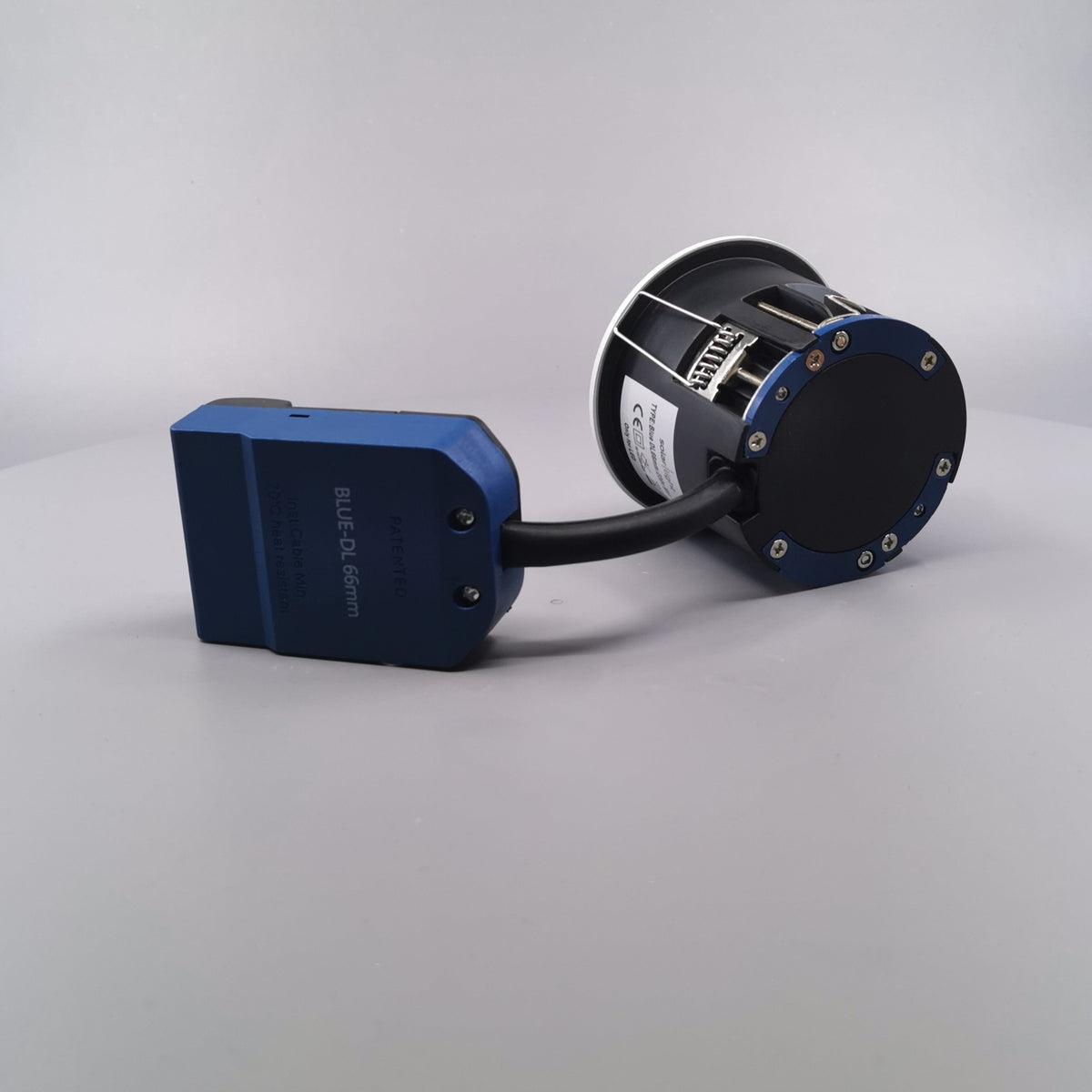 Blue-DL udendørsspot version 1 m. GU10 fatning - Mat hvid (360° frame 12)