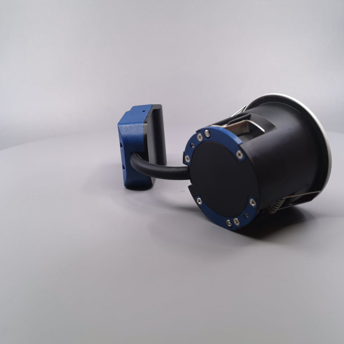 Blue-DL udendørsspot version 1 m. GU10 fatning - Mat hvid (360° frame 17)