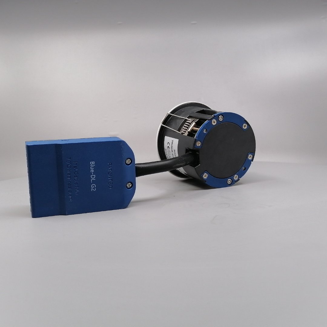 Indbygningsspots m. GU10 fatning G2 - rund, mat hv (360° frame 12)
