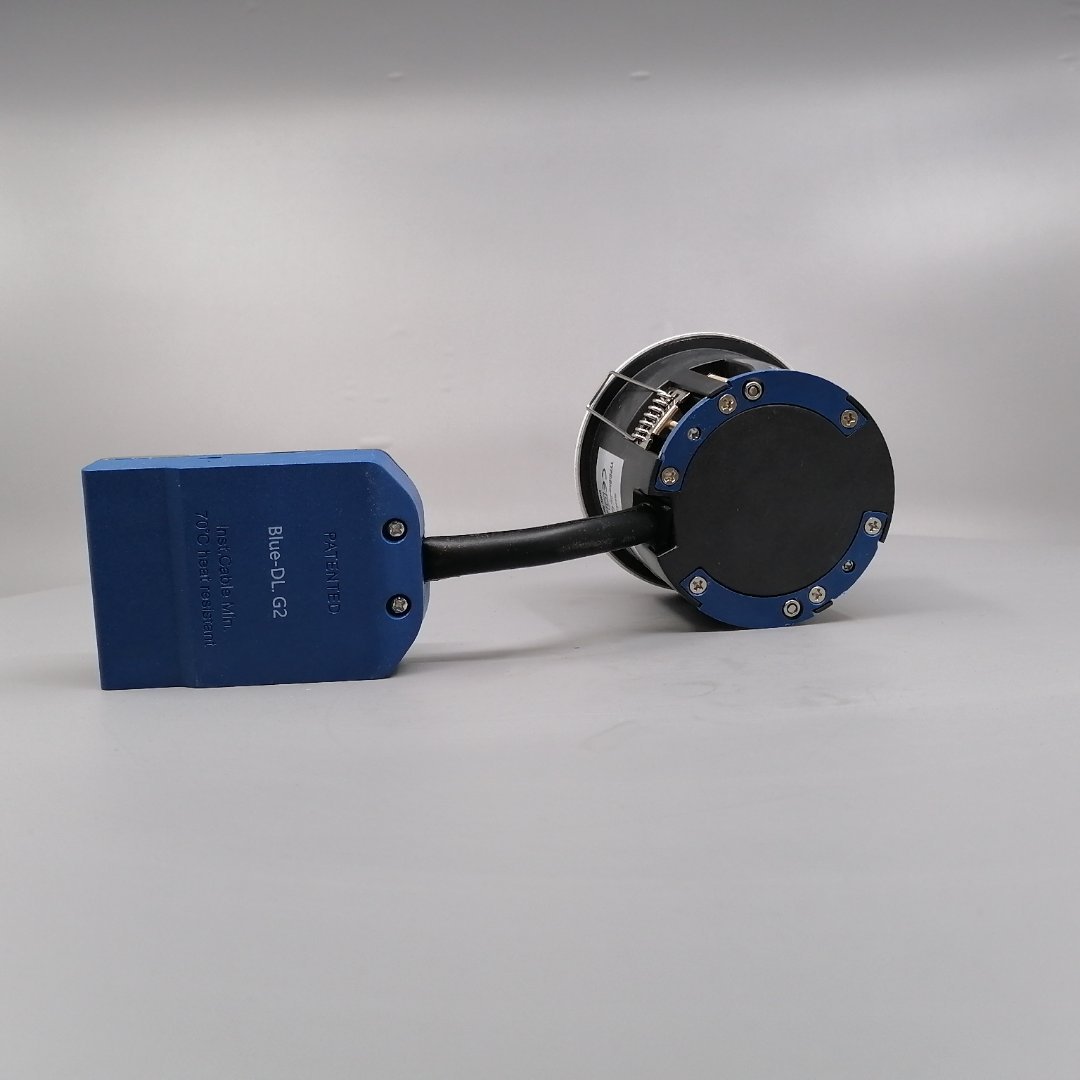 Indbygningsspots m. GU10 fatning G2 - rund, mat hv