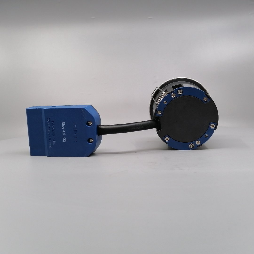 Indbygningsspots m. GU10 fatning G2 - rund, mat hv