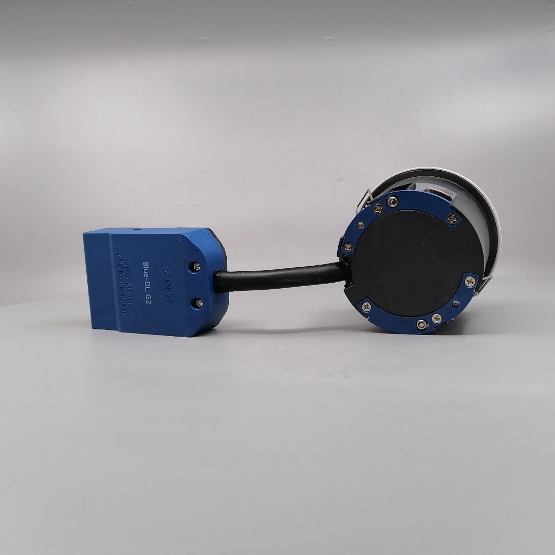 Indbygningsspots m. GU10 fatning G2 - rund, mat hv (360° frame 15)