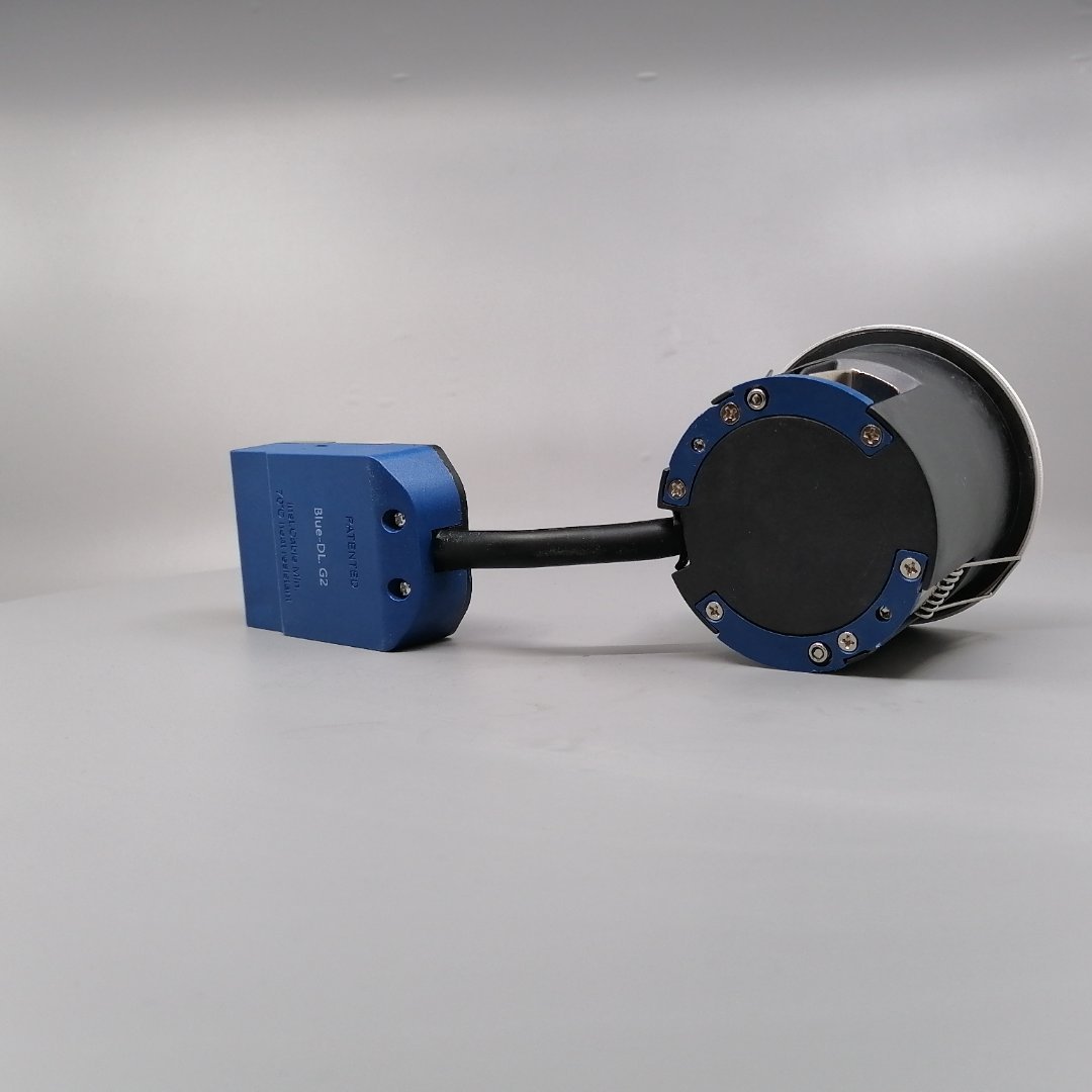 Indbygningsspots m. GU10 fatning G2 - rund, mat hv