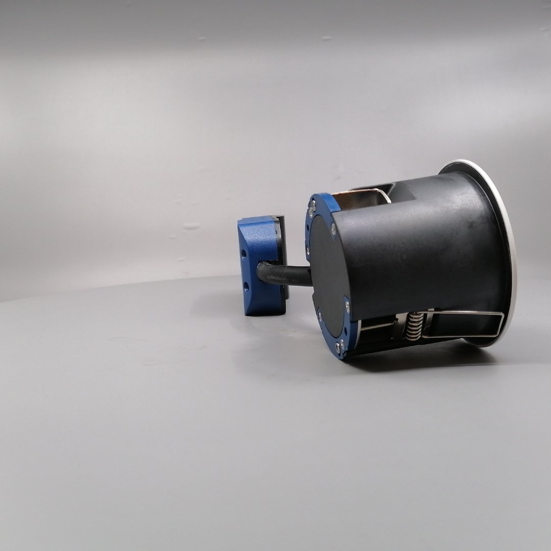 Indbygningsspots m. GU10 fatning G2 - rund, mat hv