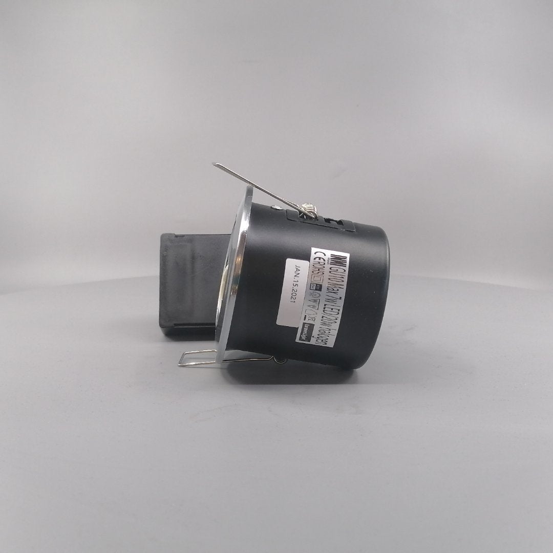 Indbygningsspot 230V GU10 Max  7W LED Børstet