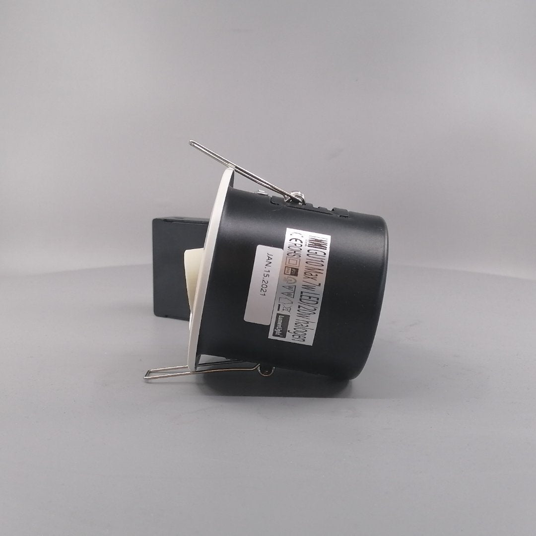 Indbygningsspot 230V GU10  max 7W Led -mat hvid