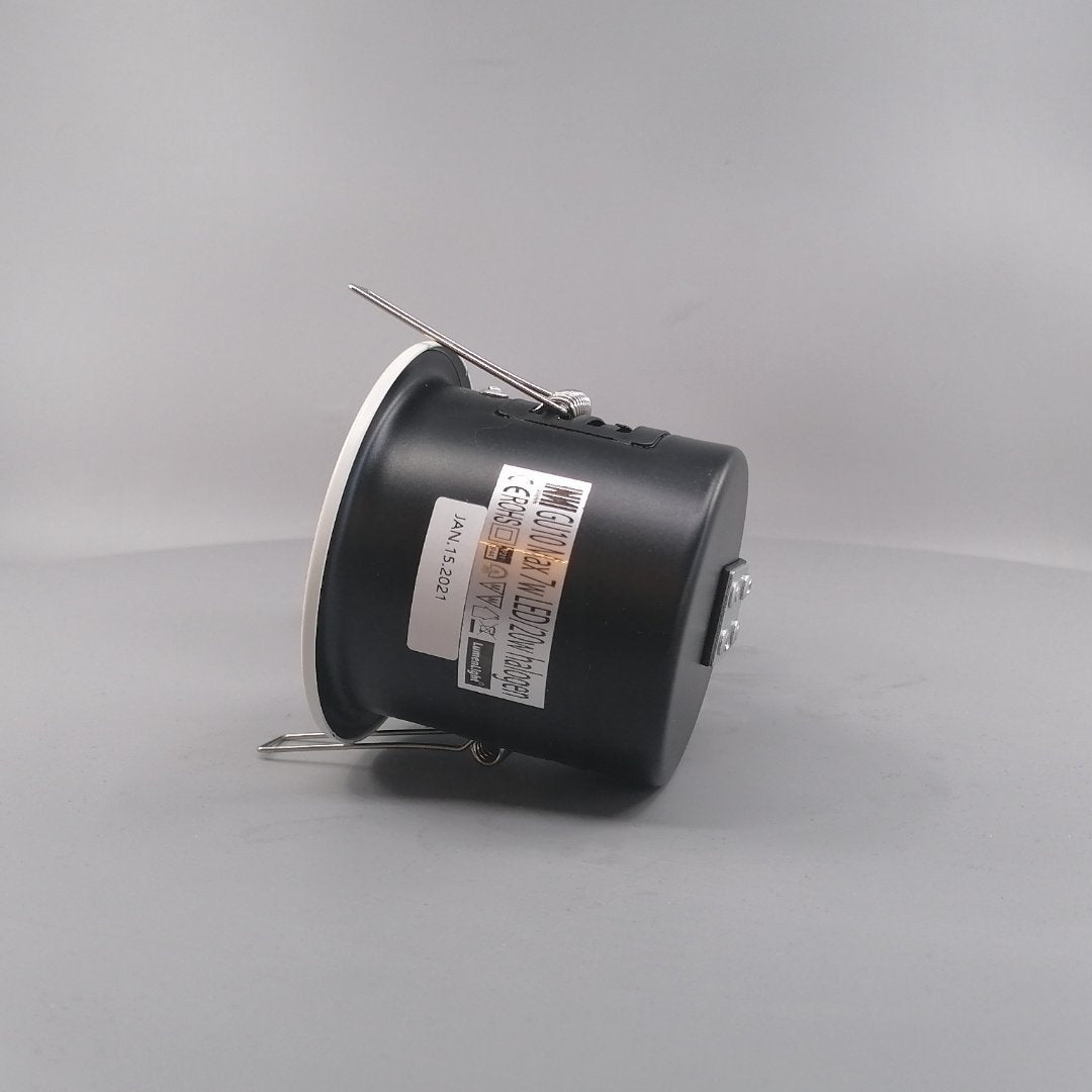 Indbygningsspot 230V GU10  max 7W Led -mat hvid