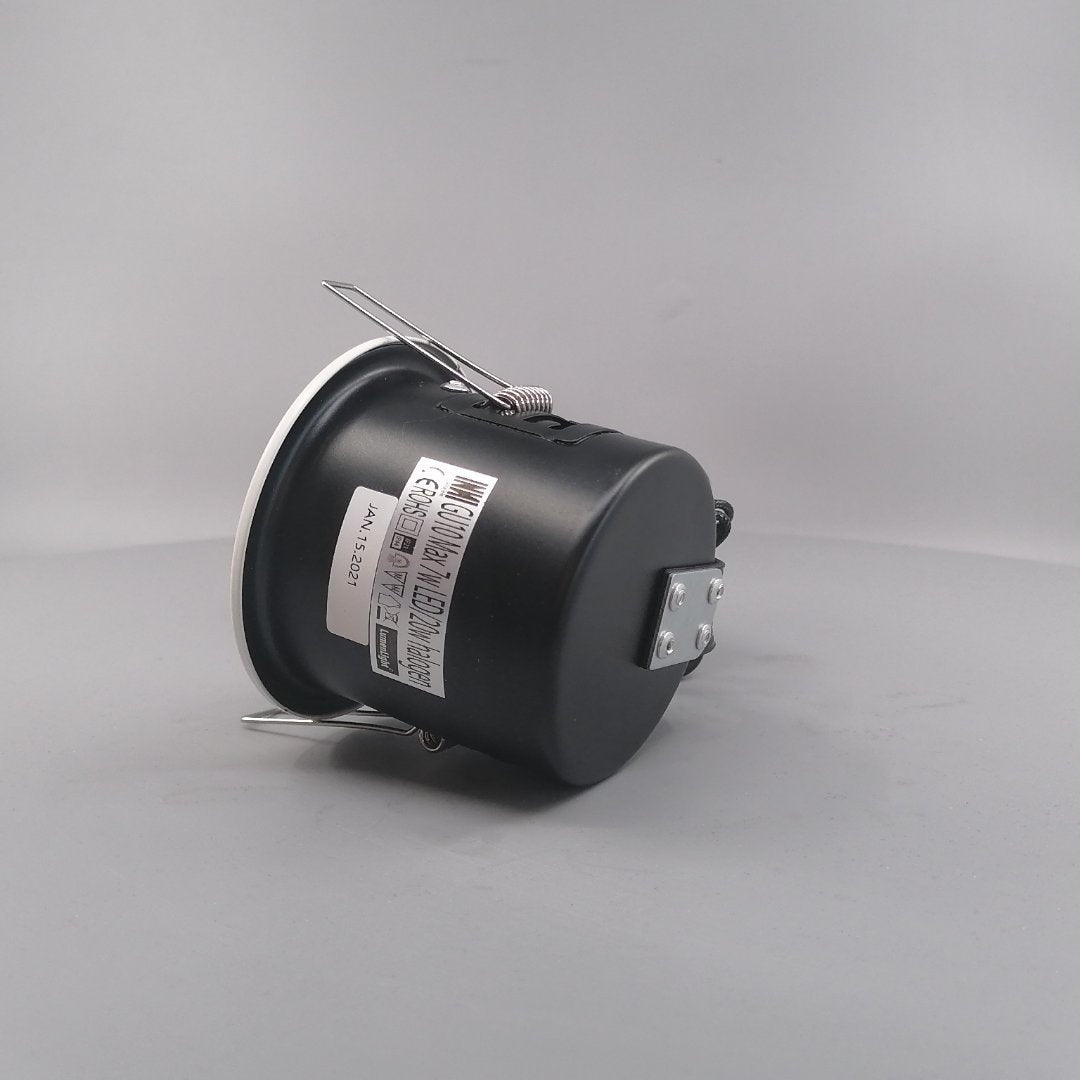 Indbygningsspot 230V GU10  max 7W Led -mat hvid (360° frame 8)