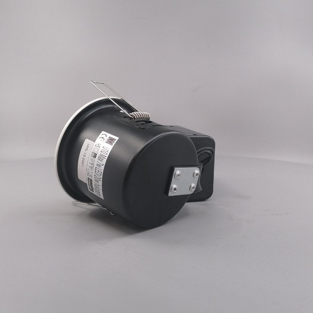 Indbygningsspot 230V GU10  max 7W Led -mat hvid