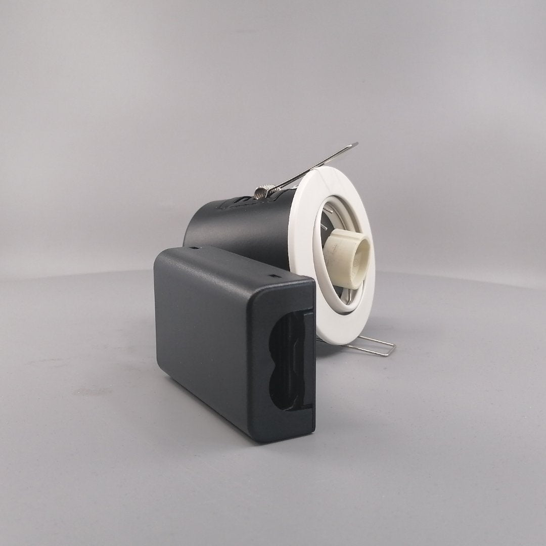 Indbygningsspot 230V GU10  max 7W Led -mat hvid