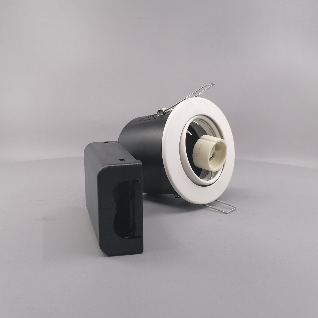 Indbygningsspot 230V GU10  max 7W Led -mat hvid