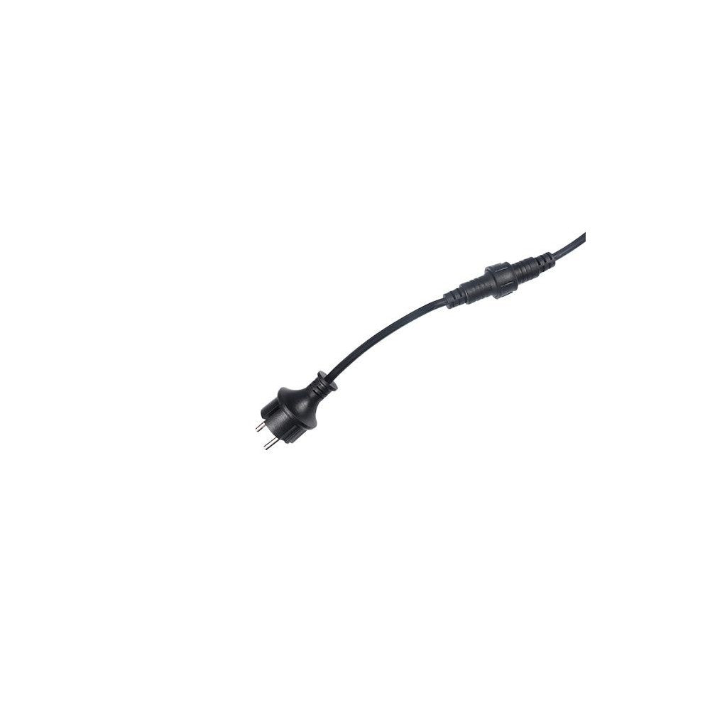 Lyskæde til 10 stk. E27 pærer - 10 meter, IP44, 230V, uden lyskilde