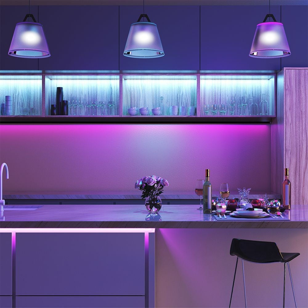 V-Tac 7W/m RGB LED-stripsæt - 5m, 60 LED pr. meter