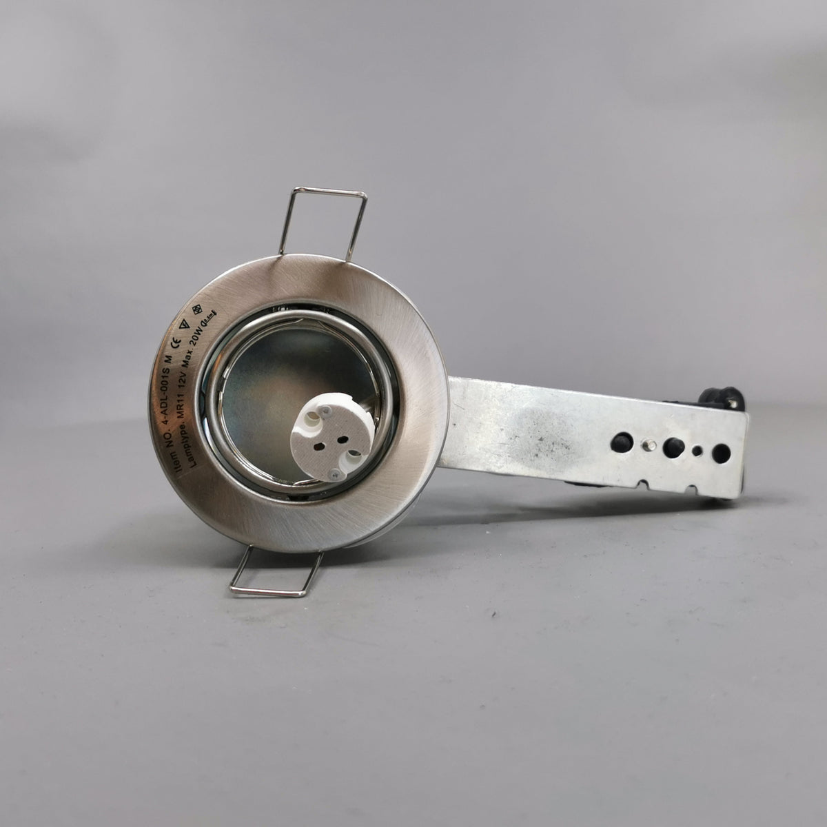 Downlight 12 V GU4 Max 20W Børstet kipbar