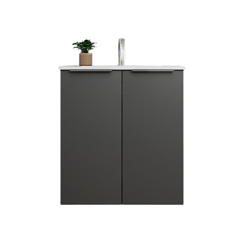 Sanibell Online usamlet møbelsæt 61x36cm mat antracit 2 låger