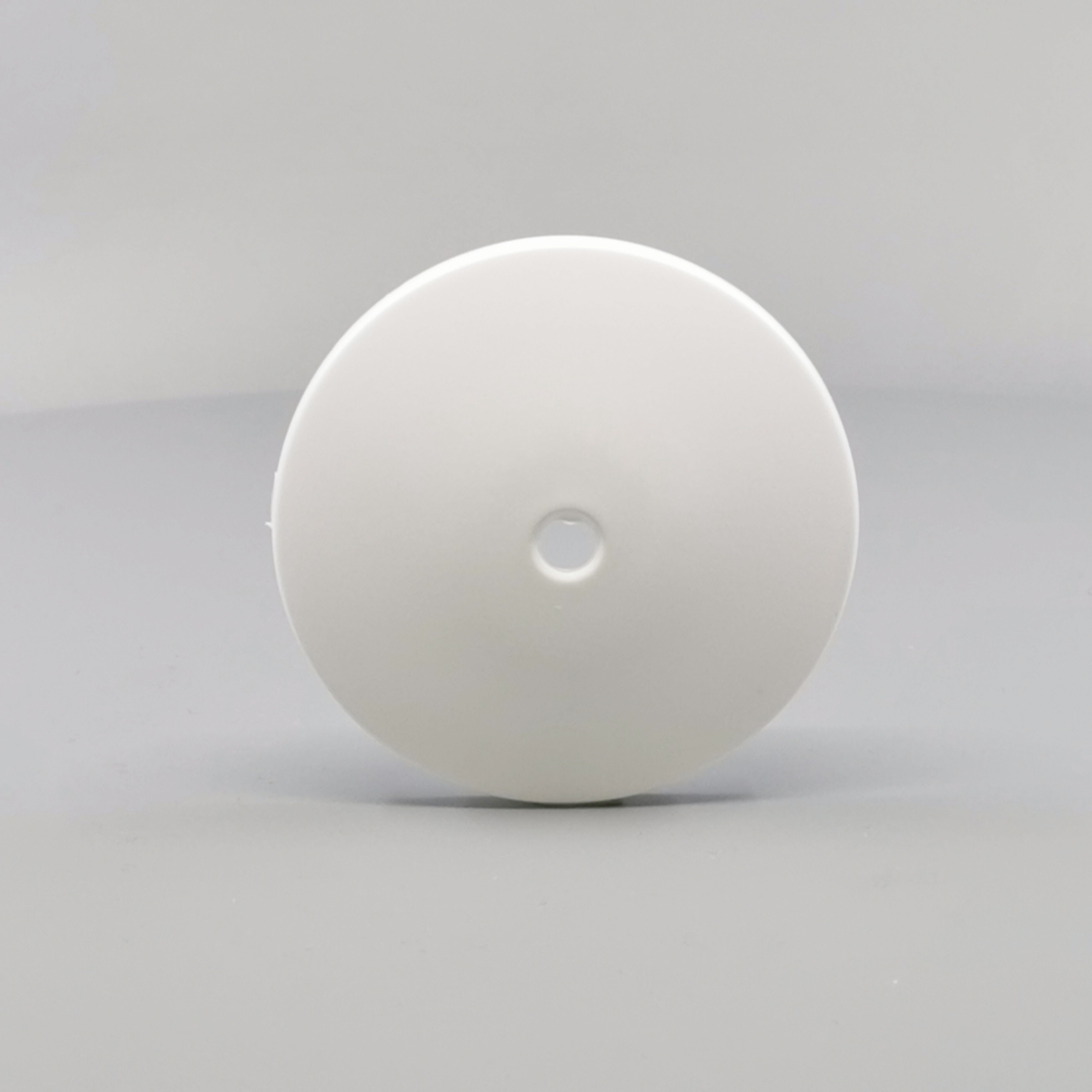 Dæksel for lampeudtag Ø75 Hvid