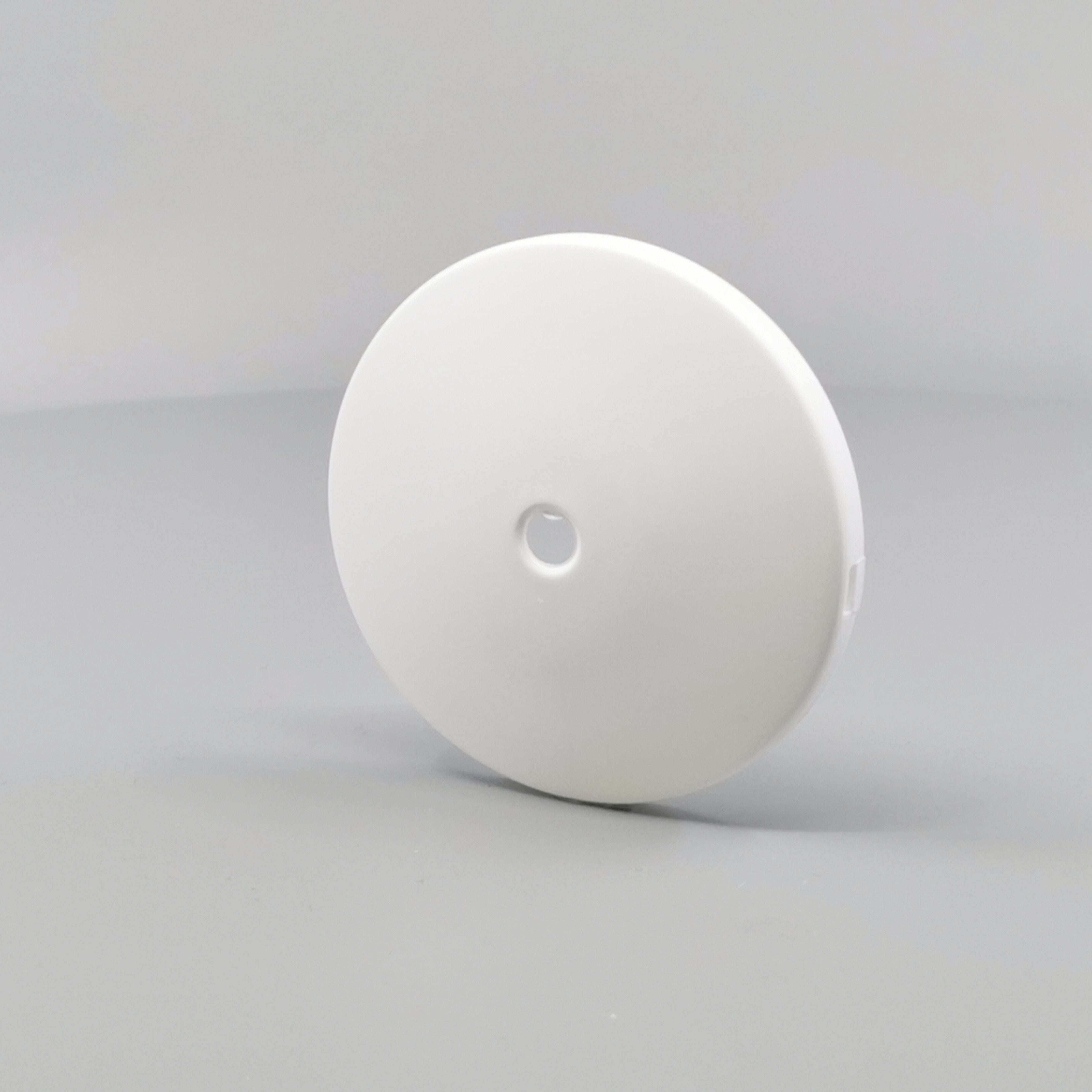 Dæksel for lampeudtag Ø75 Hvid