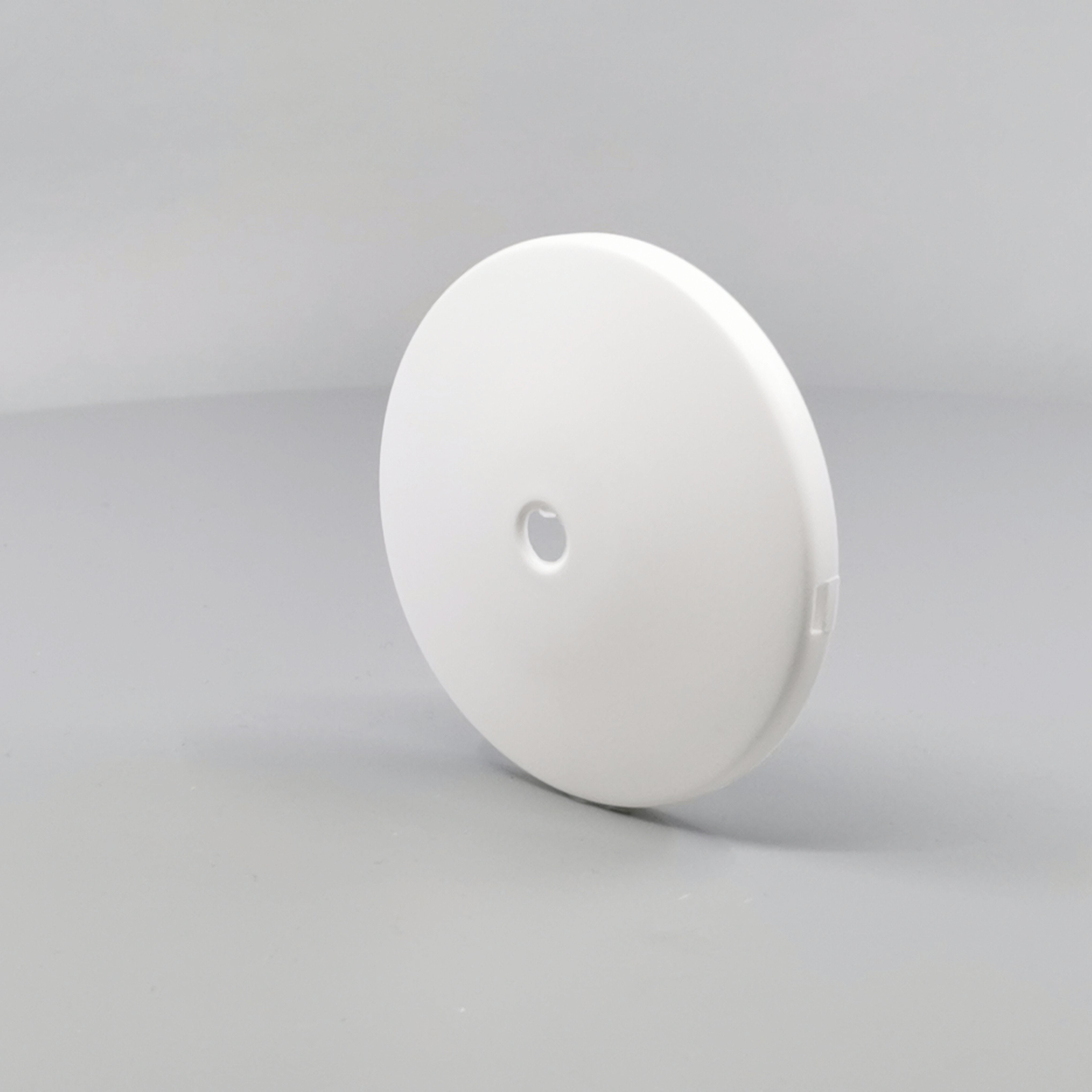 Dæksel for lampeudtag Ø75 Hvid