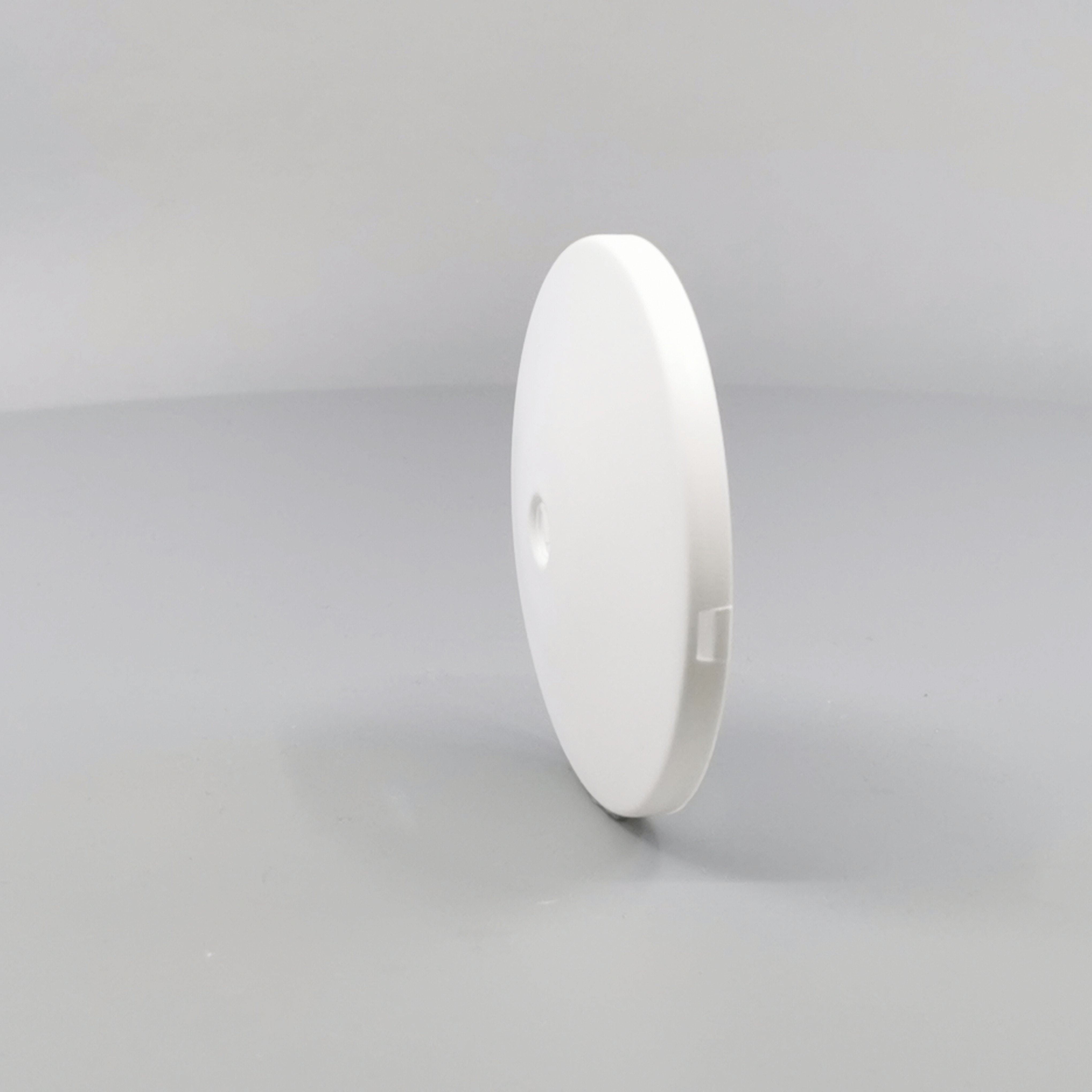 Dæksel for lampeudtag Ø75 Hvid