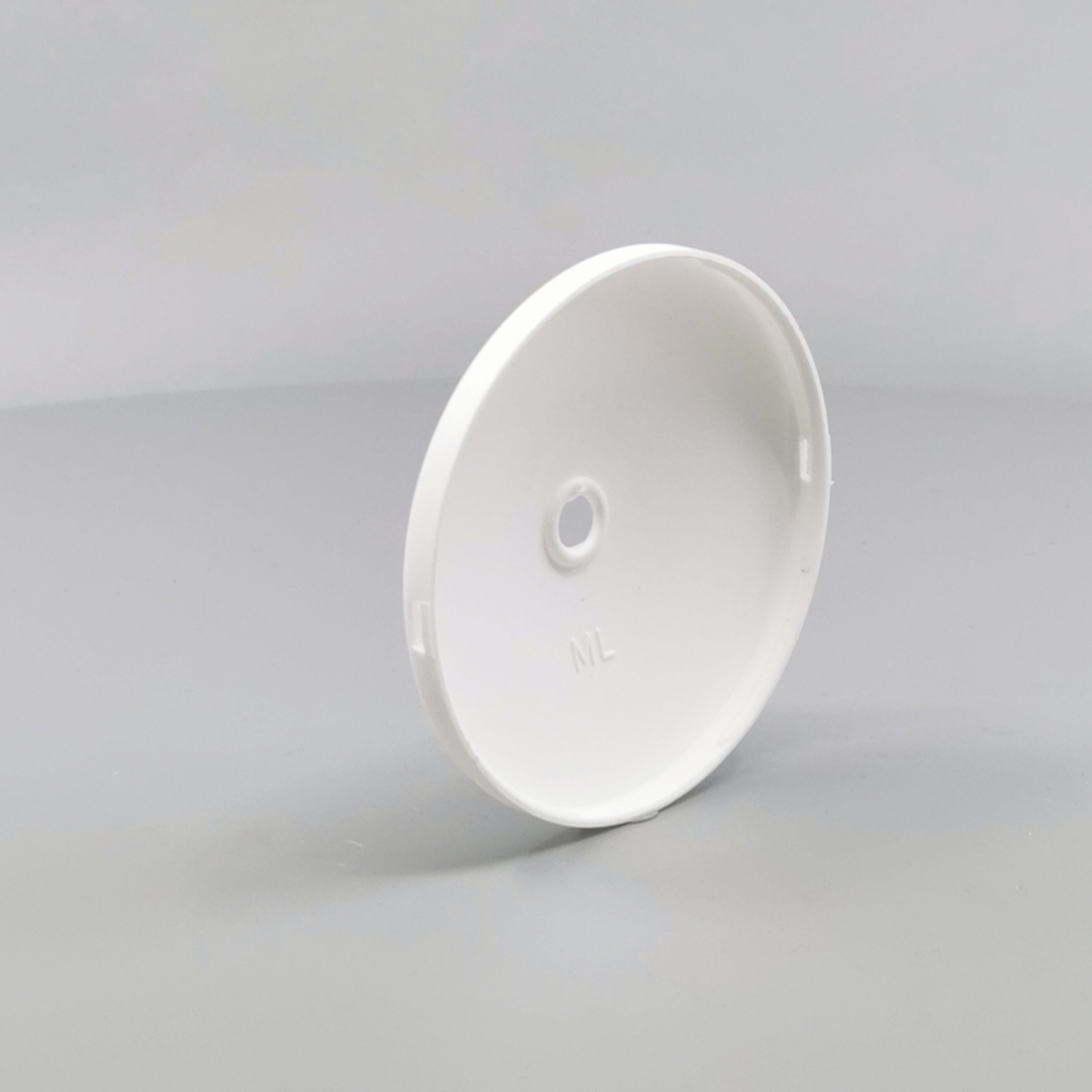 Dæksel for lampeudtag Ø75 Hvid