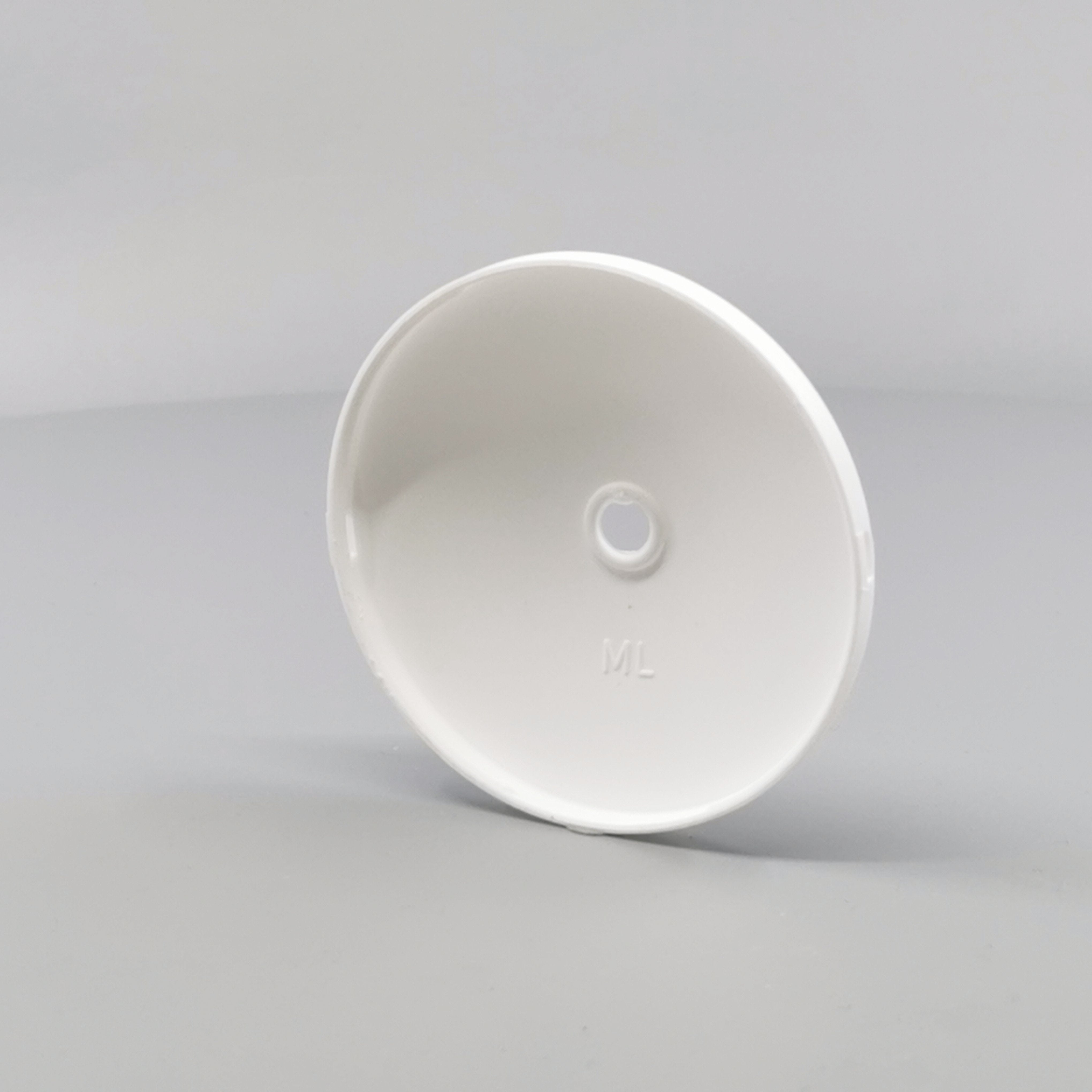 Dæksel for lampeudtag Ø75 Hvid