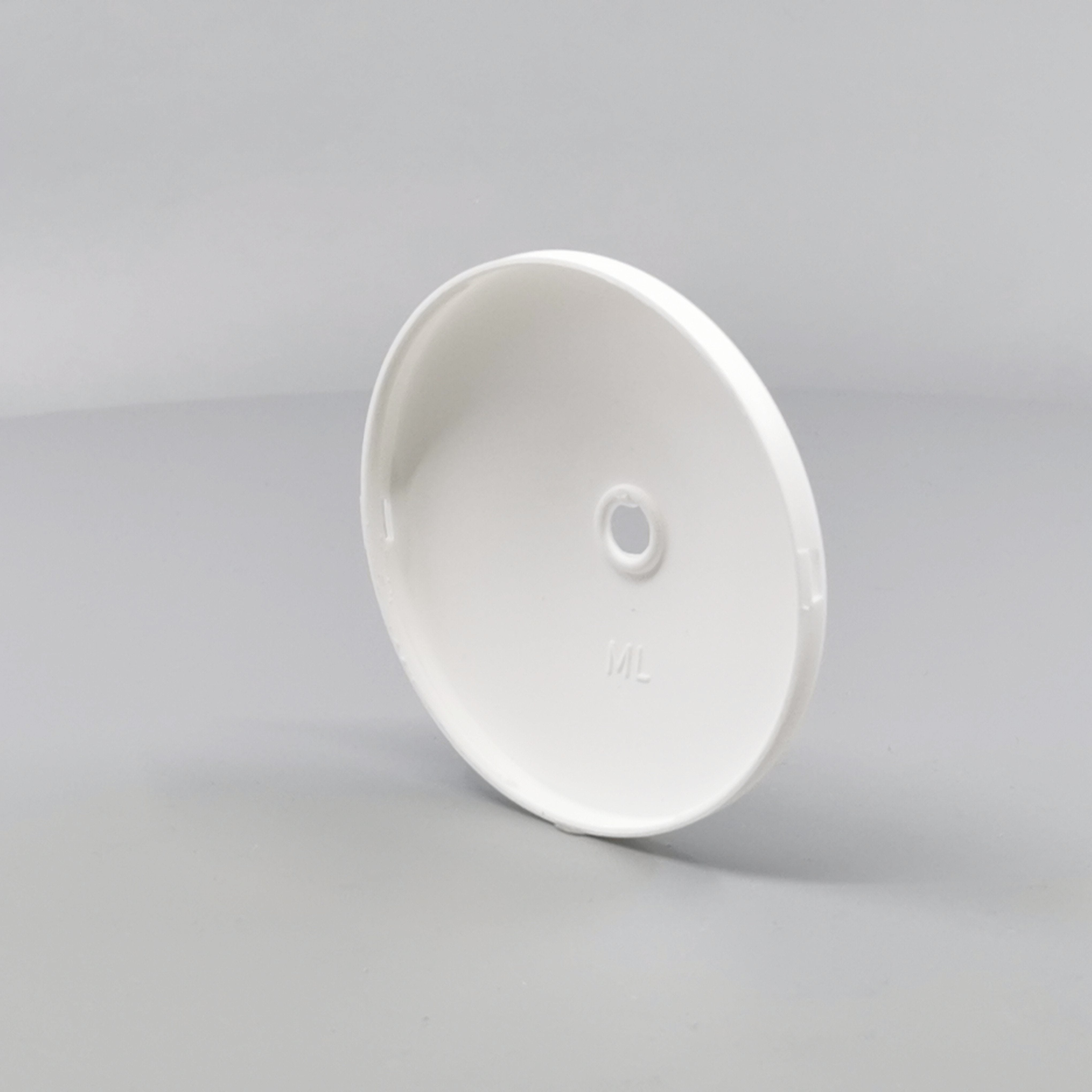 Dæksel for lampeudtag Ø75 Hvid