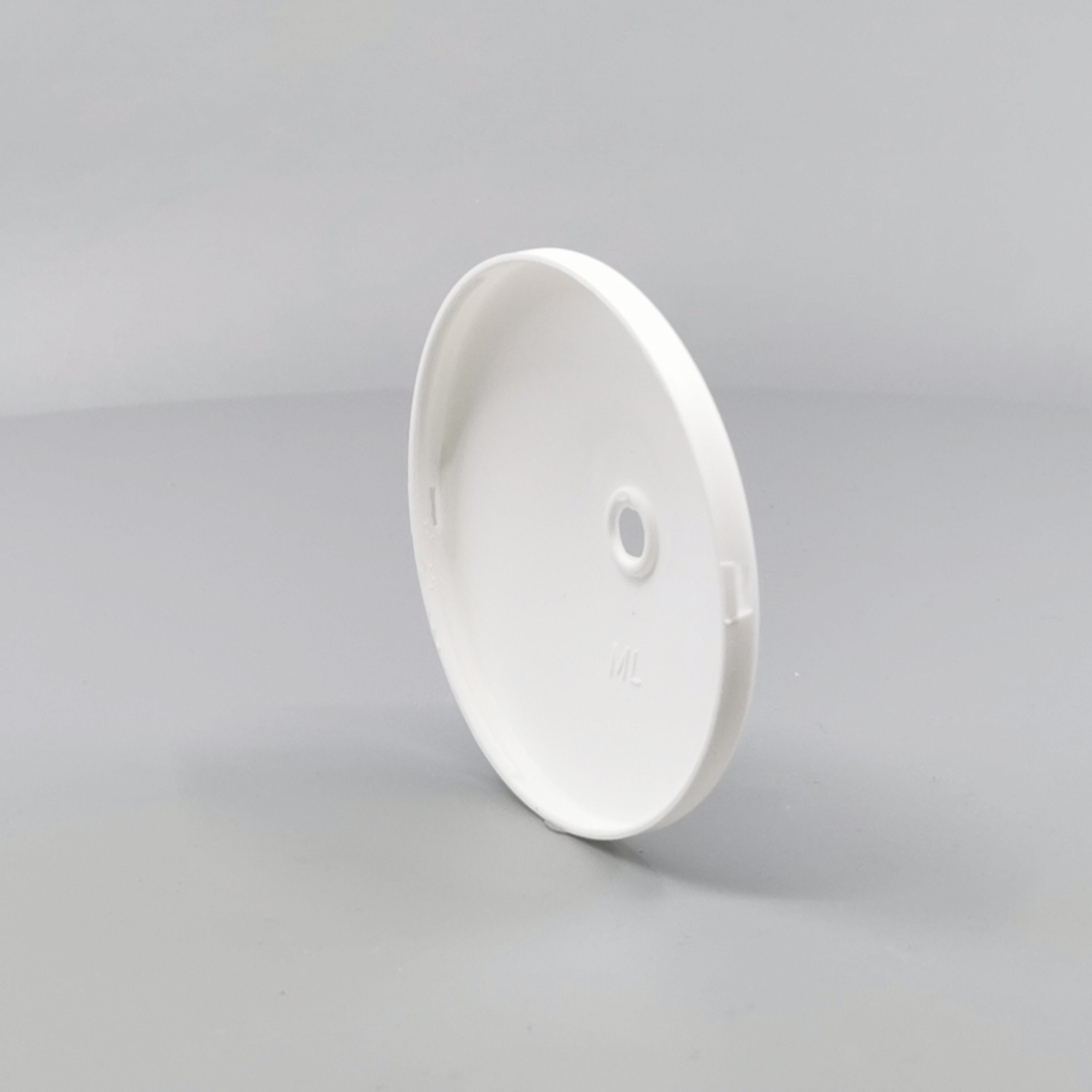 Dæksel for lampeudtag Ø75 Hvid